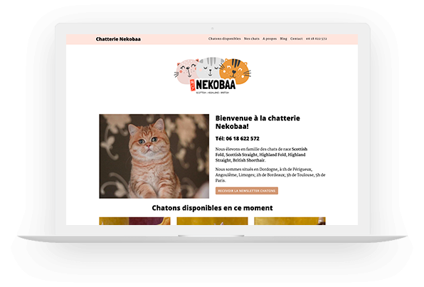 Site web elevage canin felin